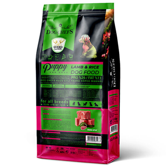 Dog Chefs Lamb Puppy Dry Dog Food 15 Kg. - 2