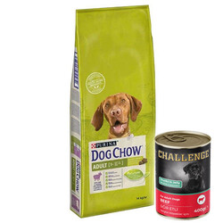 Dog Chow - Dog Chow Lamb and Rice Adult Dry Dog Food 14 Kg.