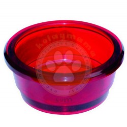 Dogit 73370 Sert Plastik Mama - Su Kabı Kırmızı (Küçük) - Dogit