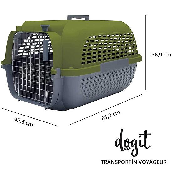 Dogit Voyageur Köpek Taşıma Çantası 61.9 x 42.6 x 36.9 Cm - Haki - Büyük Boy - 2