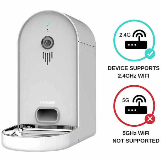 Dogness F01A Akıllı Mama Kabı HD Kameralı, Wi-Fi Bağlantılı (6 Litre) - 2