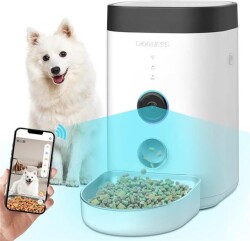 Dogness F10A Akıllı Otomatik Mama Kabı – Kamera Kontrollü (3,6 Litre) - Dogness