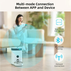 Dogness F10A Akıllı Otomatik Mama Kabı – Kamera Kontrollü (3,6 Litre) - 2