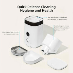 Dogness F10A Akıllı Otomatik Mama Kabı – Kamera Kontrollü (3,6 Litre) - 6