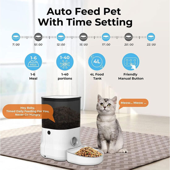 Dogness F12 Otomatik Mama Kabı 35 x 20 x 32 (4 Litre) - 4