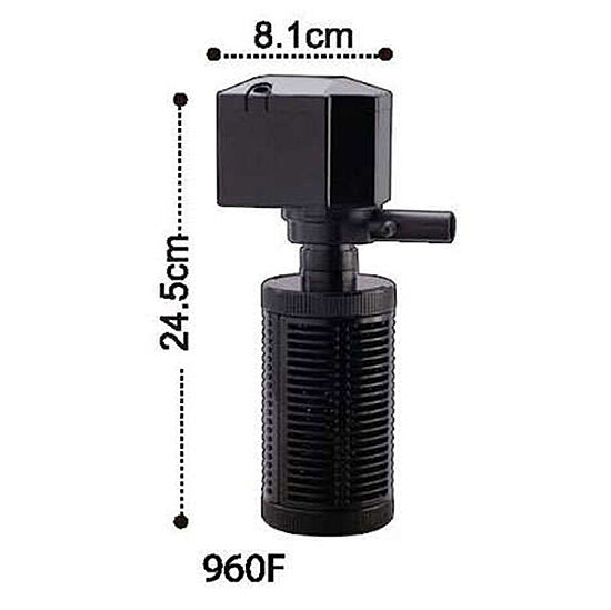 Dophin 960F Akvaryum İç Filtre 16 Watt - 2