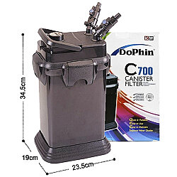 Dophin C700 Akvaryum Dış Filtre 700 L/h - Dophin