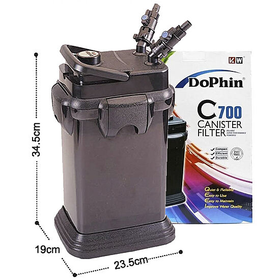 Dophin C700 Akvaryum Dış Filtre 700 L/h - 1