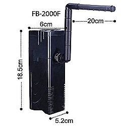 Dophin FB-2000F Akvaryum İç Filtre 5 Watt - 2