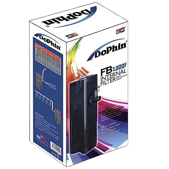 Dophin FB1000 Akvaryum İç Filtre 300 L/h - 1