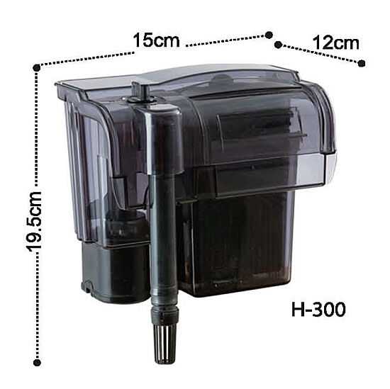 Dophin H300 Akvaryum Askı Şelale Filtre 5,2 Watt - 2
