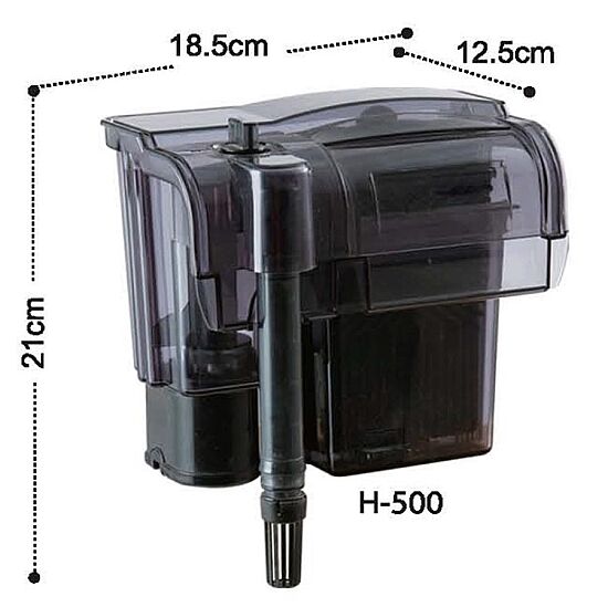 Dophin H500 Akvaryum Askı Şelale Filtre 510 L/h - 2