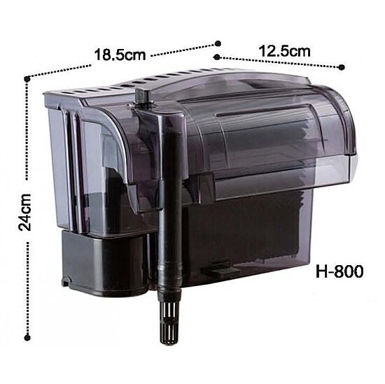 Dophin H800 Akvaryum Şelale Askı Filtre 880 L/h - 2