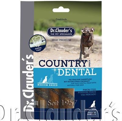 Dr. Clauders Country Dental Ağız Diş Sağlığı Balıklı Köpek Ödülü 100 Gr