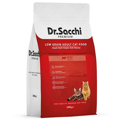 Dr. Sacchi Beef Biftekli Kedi Maması 1,5 Kg