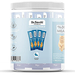 Dr. Sacchi Creamy Snack Salmon Sıvı Kedi Ödülü 14 Gr - 30'Lu Paket - 2