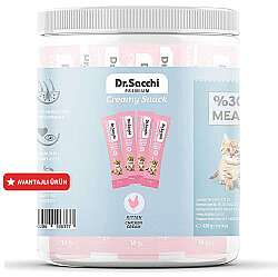 Dr. Sacchi Kitten Creamy Snack Tavuk Etli Sıvı Yavru Kedi Ödülü 14 Gr - 30'Lu Paket - Dr.Sacchi