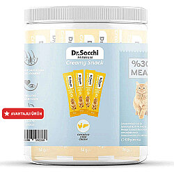 Dr. Sacchi Creamy Snack Tavuk ve Ciğerli Sıvı Kedi Ödülü 14 Gr - 30'Lu Paket - Dr.Sacchi