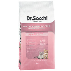 Dr.Sacchi - Dr. Sacchi Kitten Biftek ve Kuzu Etli Yavru Kedi Maması 10 Kg