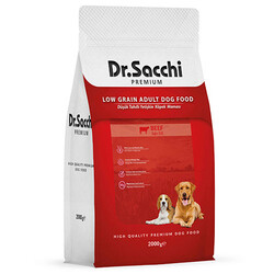 Dr.Sacchi - Dr. Sacchi Natural Beef Biftekli Köpek Maması 2 Kg