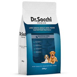Dr.Sacchi - Dr. Sacchi Sensitive Somon ve Ton Balıklı Köpek Maması 2 Kg