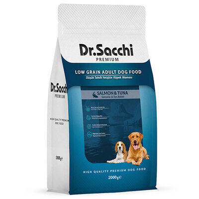 Dr. Sacchi Sensitive Somon ve Ton Balıklı Köpek Maması 2 Kg