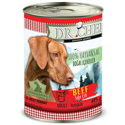 Dr.Chef - Dr. Chef Beef Biftekli Tahılsız Köpek Konservesi 415 Gr