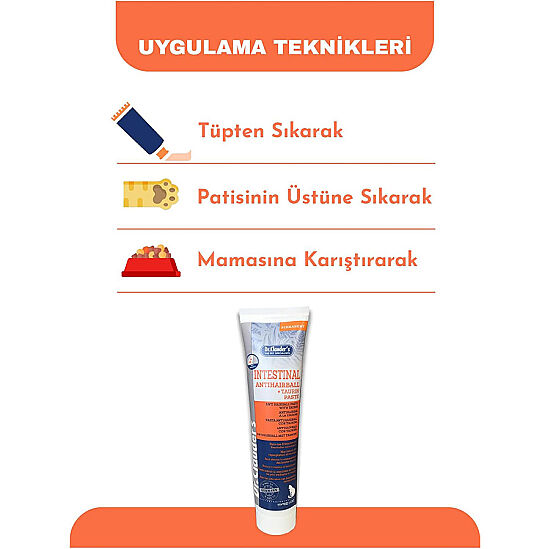 Dr. Clauders Intestinal Anti Hairball Malt Paste Tüy Yumağı Kontrol Kedi Macunu 100 Gr - 5