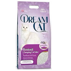 Dream Cat - Dream Cat İnce Taneli Topaklaşan Lavantalı Doğal Kedi Kumu 10 Lt