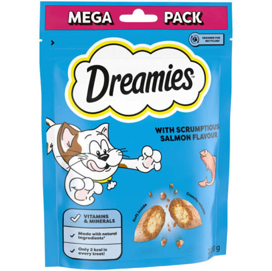 Dreamies Mega Pack With Somonlu Kedi Ödülü 180 Gr - 1