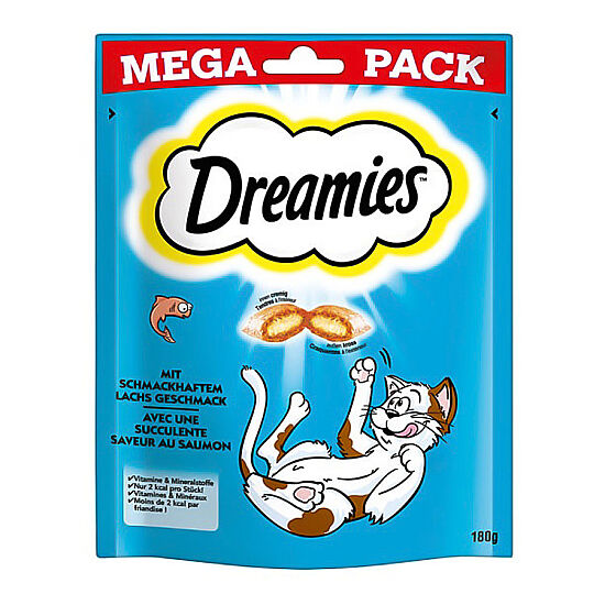 Dreamies Mega Pack With Somonlu Kedi Ödülü 180 Gr - 1