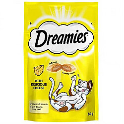 Dreamies With Cheese Peynirli Kedi Ödülü 60 Gr - Dreamies