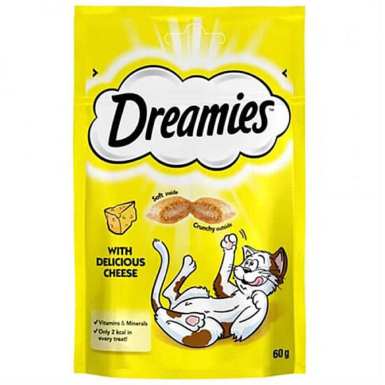 Dreamies With Cheese Peynirli Kedi Ödülü 60 Gr - 1