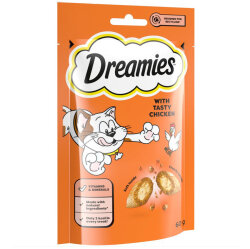 Dreamies With Chicken Tavuk Etli Kedi Ödülü 60 Gr - Dreamies