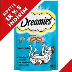 Dreamies - Dreamies With Somonlu Kedi Ödülü 60 Gr
