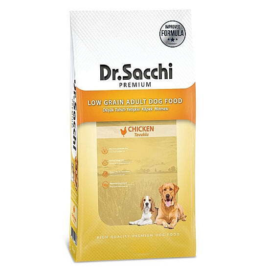 Dr. Sacchi Basic Tavuk Etli Köpek Maması 15 Kg - 1