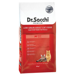 Dr. Sacchi Biftekli Kedi Maması 10 Kg + Gimcat 20 Gr Multivitamin Paste - 2