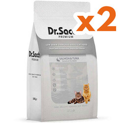Dr.Sacchi Somon ve Ton Kısırlaştırılmış Kedi Maması 1 Kg x 2 Adet - Dr.Sacchi