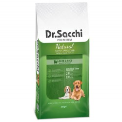 Dr.Sacchi - Dr. Sacchi Lamb Rice Kuzu Etli Köpek Maması 15 Kg 