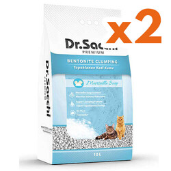 Dr.Sacchi - Dr.Sacchi Marsilya Sabunu Kokulu Bentonit Kedi Kumu 10 Lt x 2 Adet