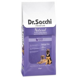 Dr.Sacchi - Dr. Sacchi Puppy Large Kuzu Etli Büyük Irk Yavru Köpek Maması 15 Kg