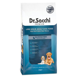 Dr. Sacchi Somon ve Ton Balıklı Köpek Maması 12 Kg - Dr.Sacchi