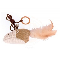Eastland 550064 Lastikli Fare Figürlü Kedi Oyuncağı 9 x 5 Cm - Eastland