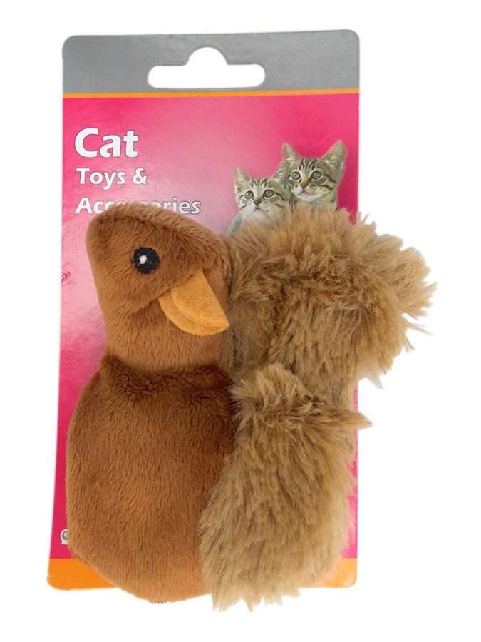 Eastland 551199 Peluş Sincap Kedi Oyuncağı 12x5 Cm Kedi Oyuncakları