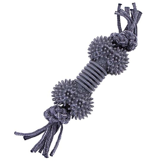 Eastland İpli Köpek Çiğneme Oyuncağı Dikenli Kemik 30 Cm - 1