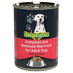 Eco Nature Beef Soslu Parça Etli Biftekli Köpek Yaş Maması 400 Gr - Eco Nature