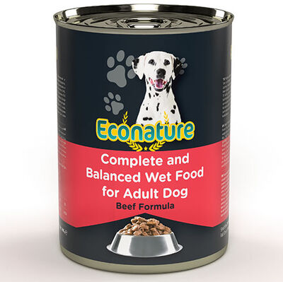 Eco Nature Beef Soslu Parça Etli Biftekli Köpek Yaş Maması 400 Gr - 1