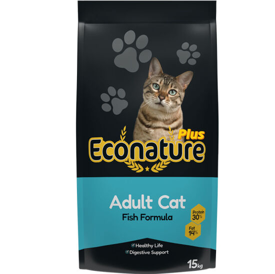 Eco Nature PLUS Balıklı Yetişkin Kedi Maması 15 Kg - 1