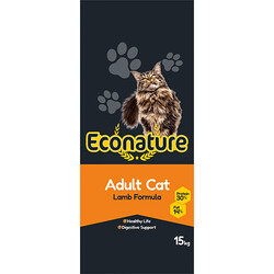 Eco Nature - Eco Nature PLUS Lamb Kuzu Etli Yetişkin Kedi Maması 15 Kg