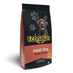 Eco Nature PLUS Salmon Somonlu Yetişkin Köpek Maması 15 Kg - Thumbnail